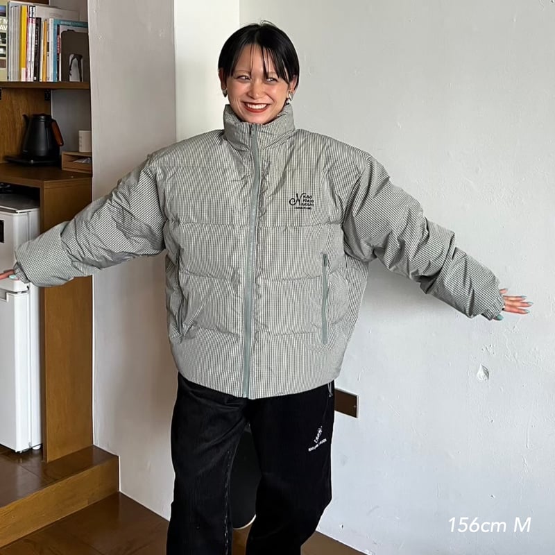 check panel blouson | kaoyorinakami