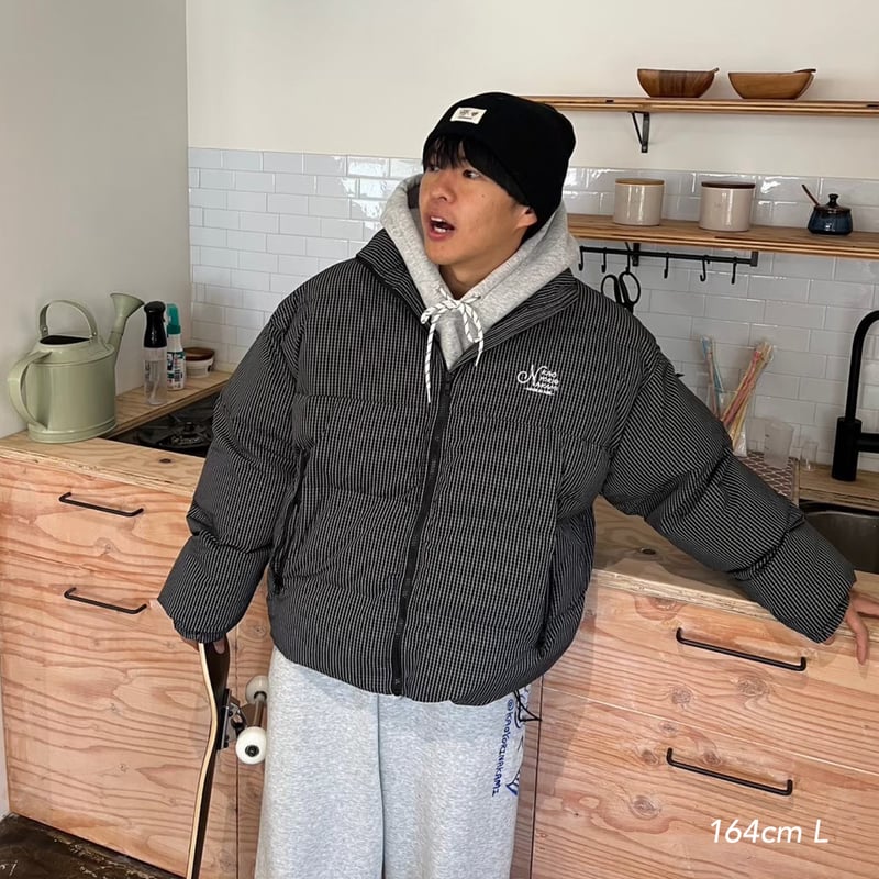 check panel blouson | kaoyorinakami