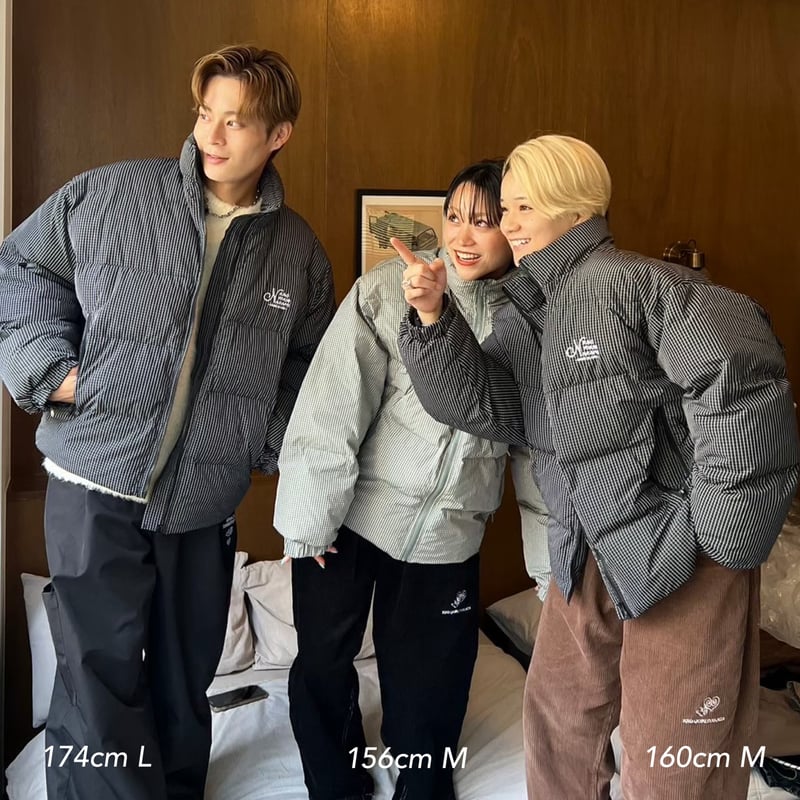 check panel blouson | kaoyorinakami