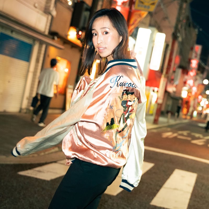 伊賀くみひも くのいちスカジャン/IGAKUMIHIMO TIGER × KUNOICHI S