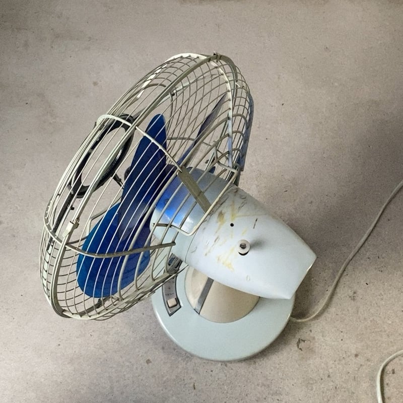 Toshiba 東芝 東京芝浦電気 ヴィンテージ扇風機 ランプ付き 一体型