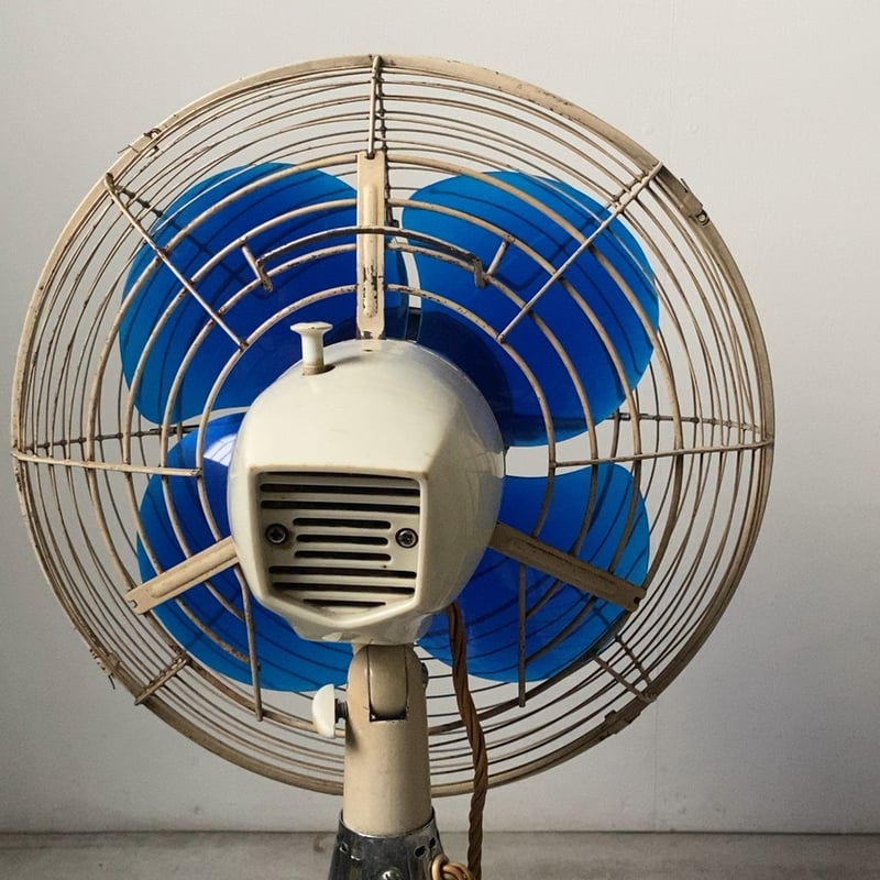 Toshiba 東芝 東京芝浦電気 ヴィンテージ扇風機 ランプ付き 一体型