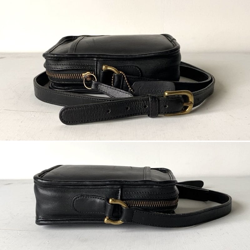 COACH オールドコーチ レザー ミニショルダーバッグ No.J6M-9973