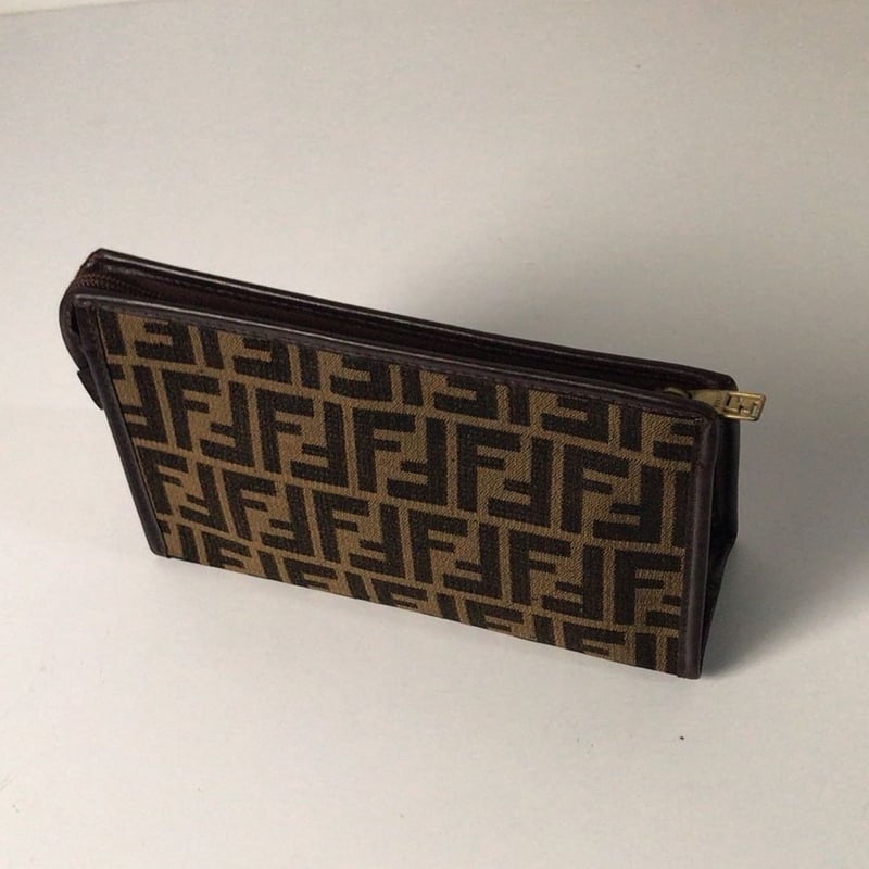 FENDI フェンディ ズッカ柄三角ポーチ ヴィンテージ リチャード購入品