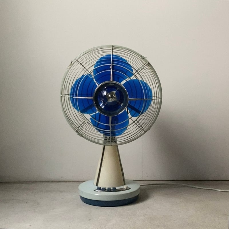 Toshiba 東芝 東京芝浦電気 ヴィンテージ扇風機 ランプ付き 一体型