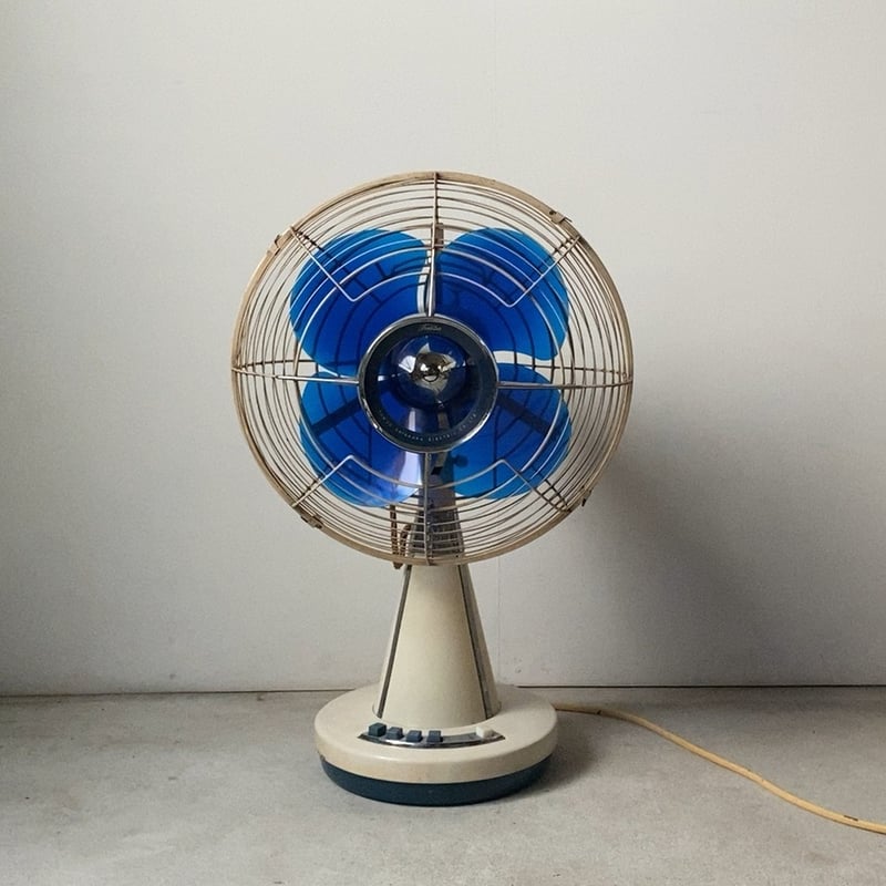 Toshiba 東芝 東京芝浦電気 ヴィンテージ扇風機 ランプ付き 一体型