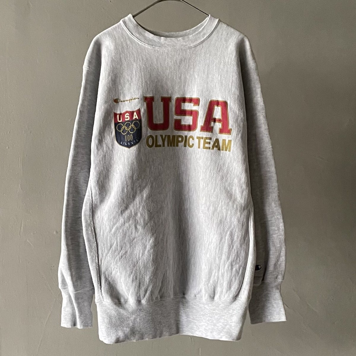 90s Champion reverse weave ''olympic''print swe