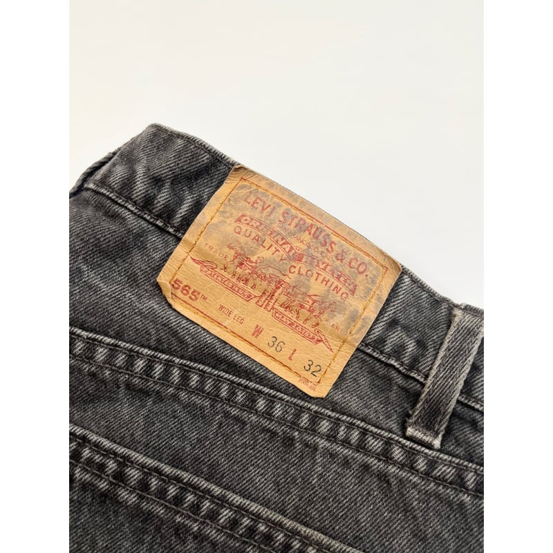 90s Levi's 565 BLACK DENIM MADE IN USA 🇺🇸 Size