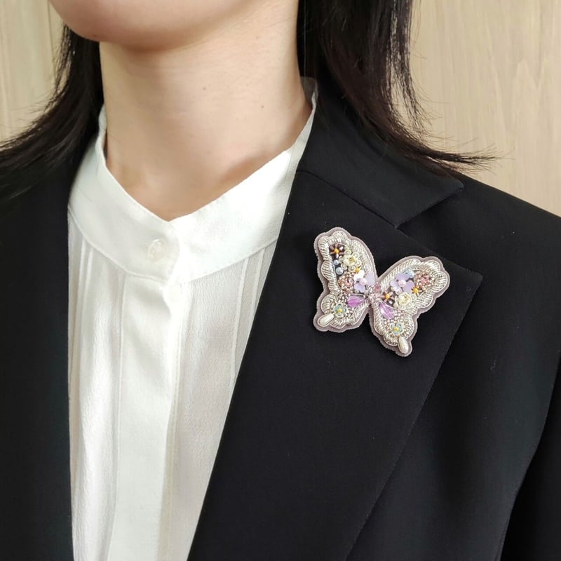 希少 バタフライ ブローチ 925s 希少 バタフライ ブローチ 925s 希少