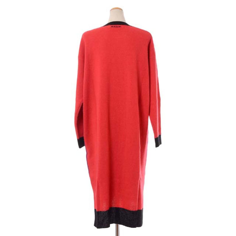 マルニ Marni 長袖ニットワンピース カシミア ミックス | YOKOAUNTY