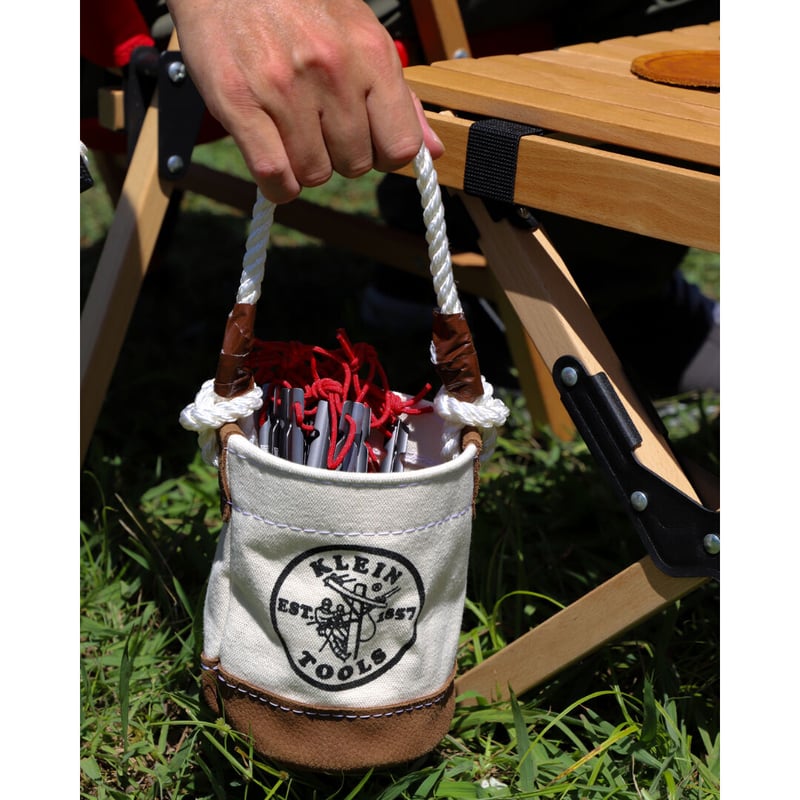 KLEIN TOOLS】5104MINI Mini Tool Bucket, Leather