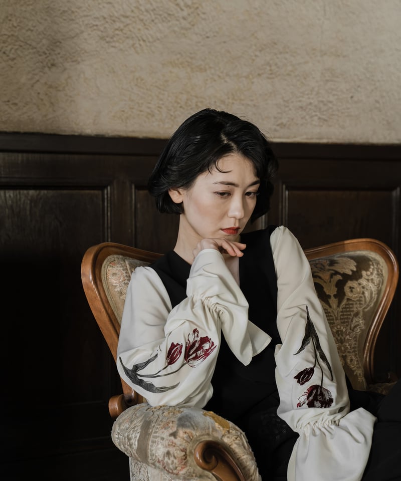 花を着るセットアップ〈ブラウス〉【チューリップ】 | iCONOLOGY