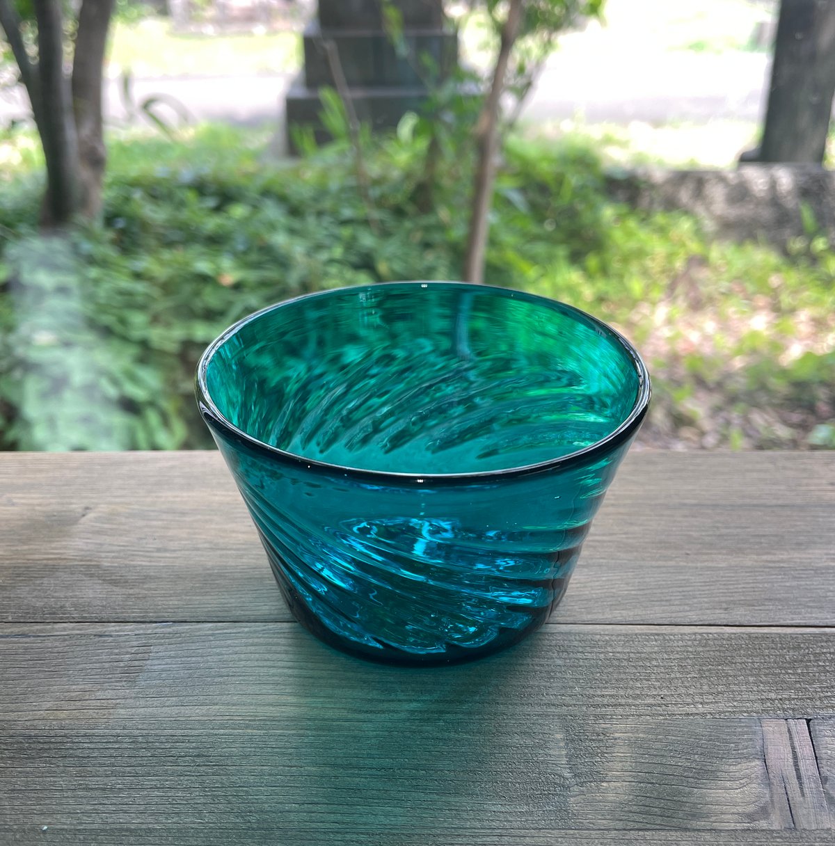 倉敷ガラス 小谷栄次 小鉢（青／泡） | Linné