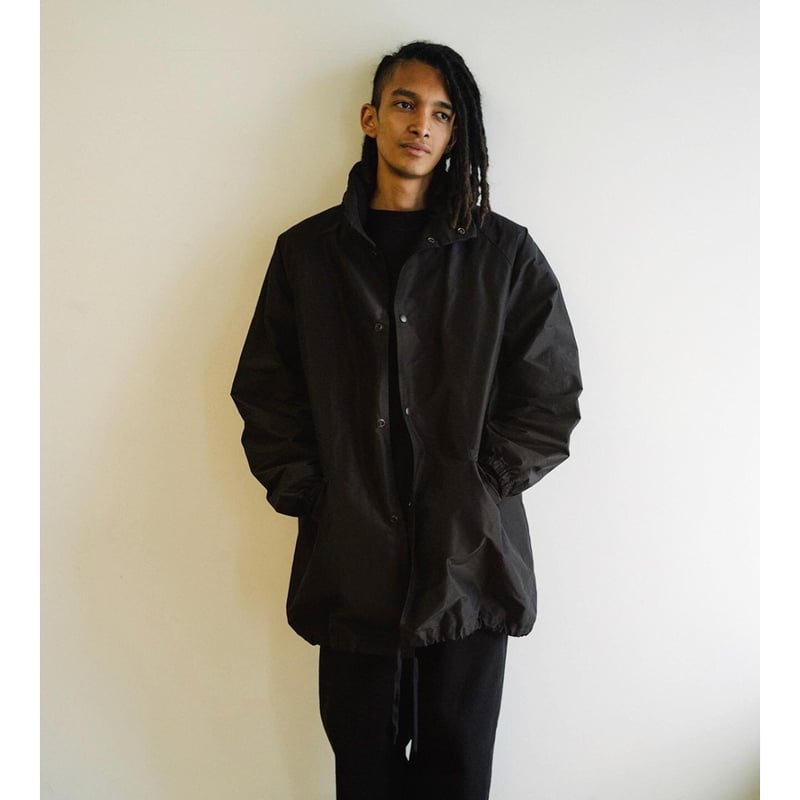 COMOLI コットンシルク フーデッドコート | Less Higashikawa