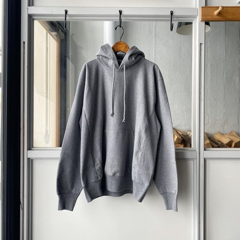 AURALEE SUPER MILLED SWEAT P/O PARKA | Less