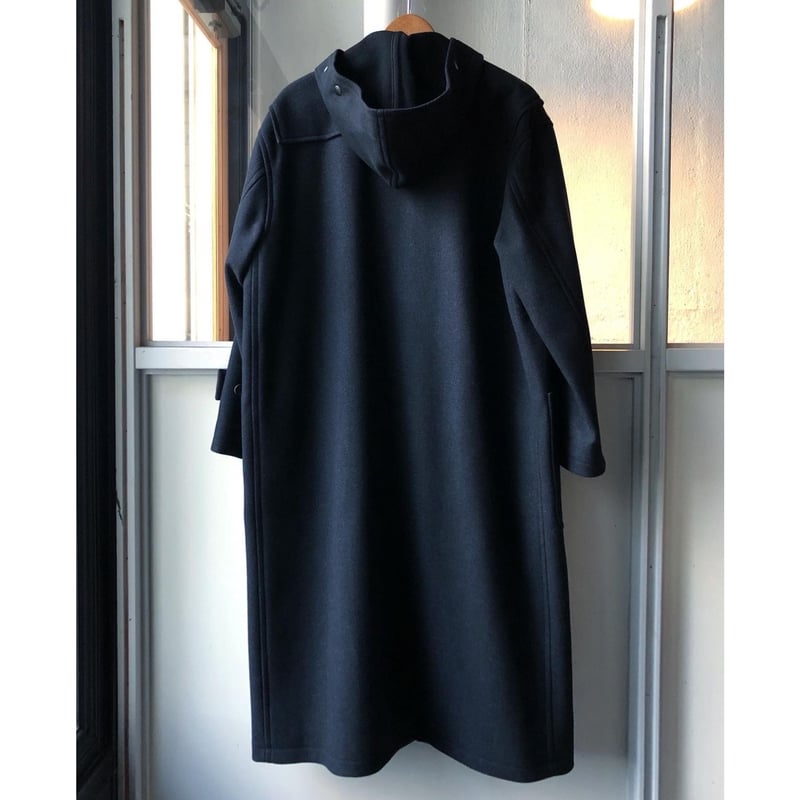 AURALEE WOOL SILK MELTON DUFFLE COAT (Mens) |