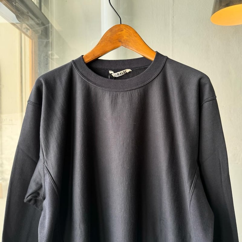 AURALEE ELASTIC HIGH GAUGE SWEAT P/O | Less Hi