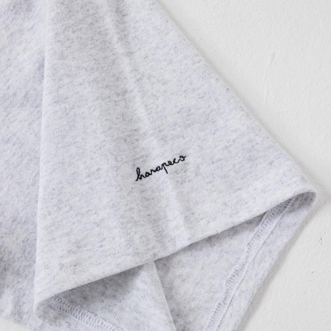 Neko Tee （Akubi）-ミックスグレー | harapeco Store