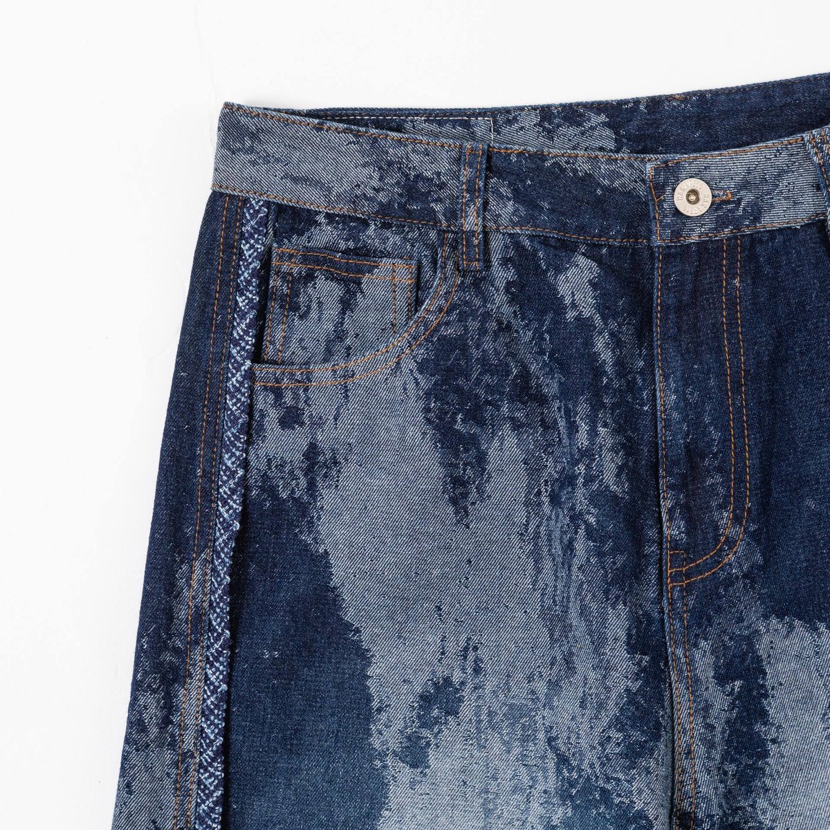 DENIM PANTS - ブルー | harapeco Store