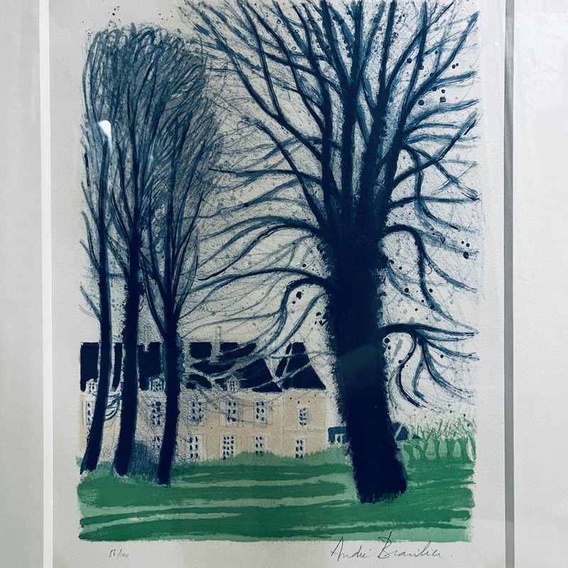 【希少】アンドレ ブラジリエ　リトグラフ　鏡を透して　サイン入り 9/150 2026年最新】リトグラフ ブラジリエの人気アイテム - メルカリ