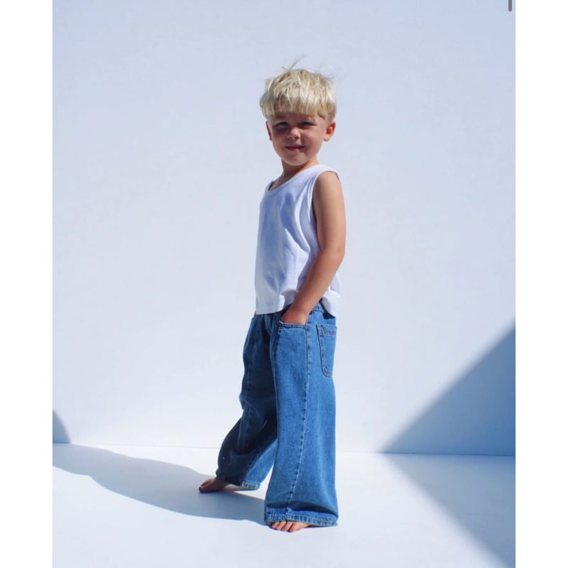 ZIGGY ZAZA suki denim jean blue(18-24M,3-4Y,4-5