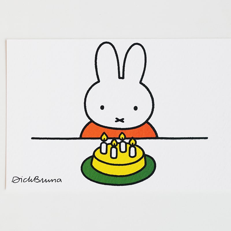 HEDGEHOG | Miffy Silkscreen postcard | ZERO PER