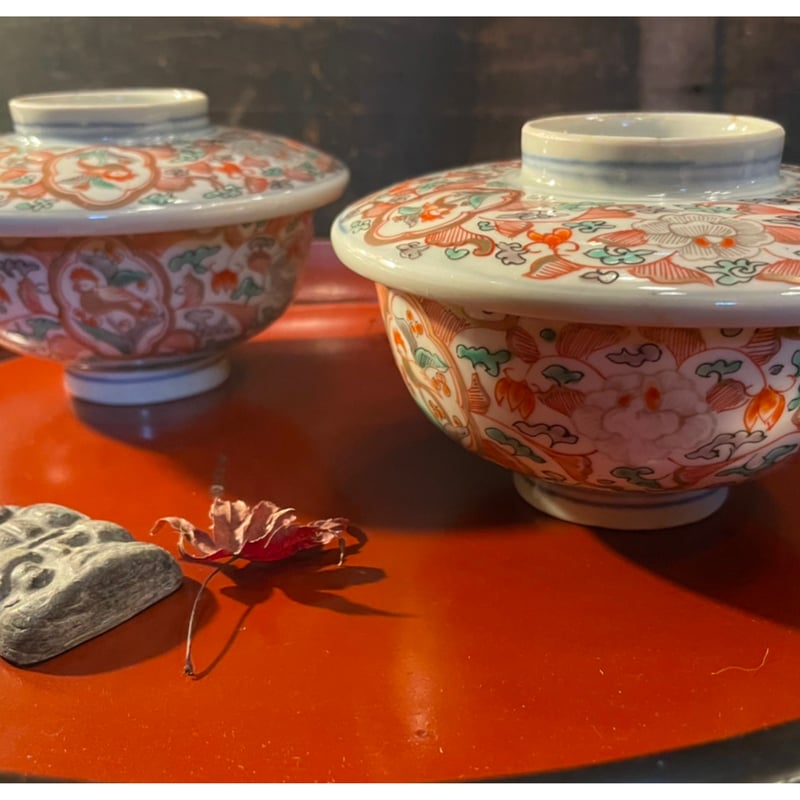 古伊万里 蓋付き蒸し茶碗 | れいゆぅる rayures