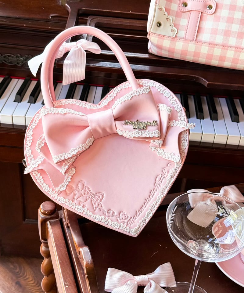 青木美沙子コラボ「ハートコンチェルト」ハート型バッグ 【9/30まで