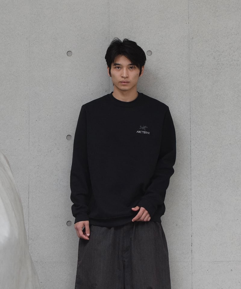 ARC'TERYX Emblem Fleece Crew Black | COUNTER