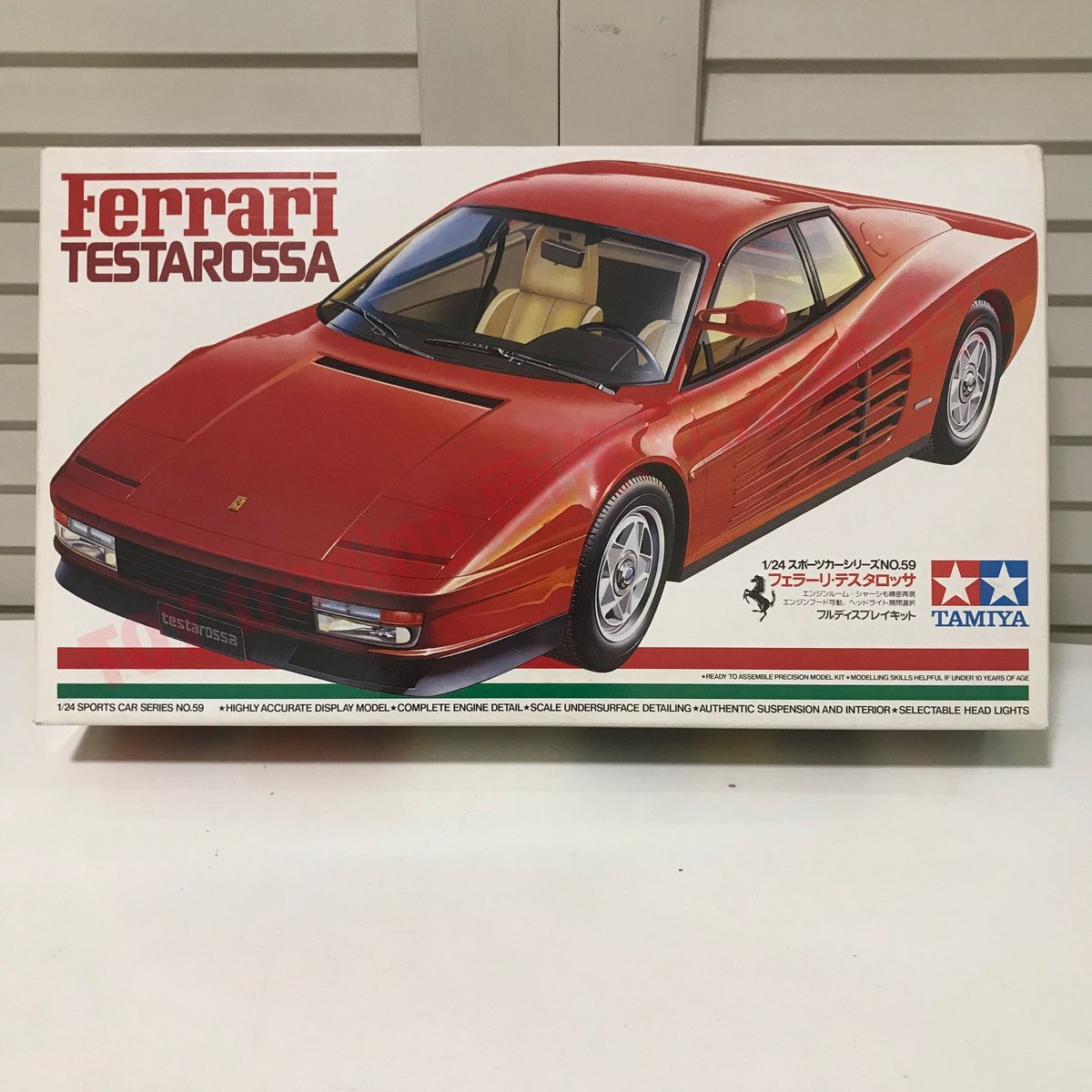 生産終了 タミヤ模型 フェラーリ テスタロッサ 1/24 Ferrari testarossa