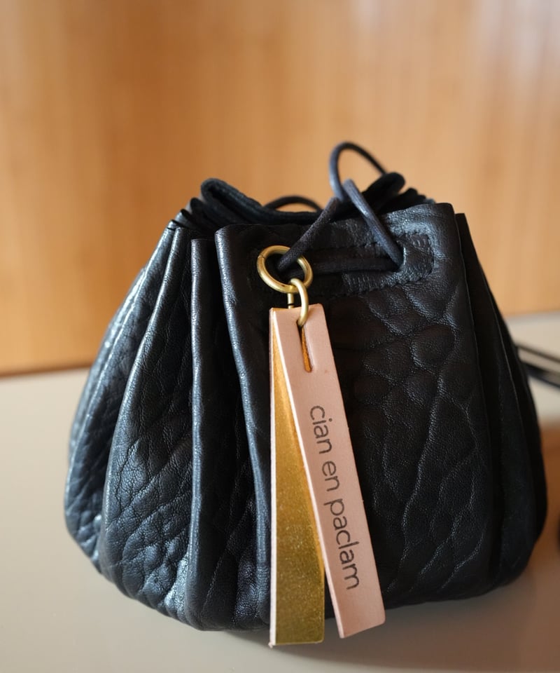 drawstring bag➖sheep black➖ | cian en paclam