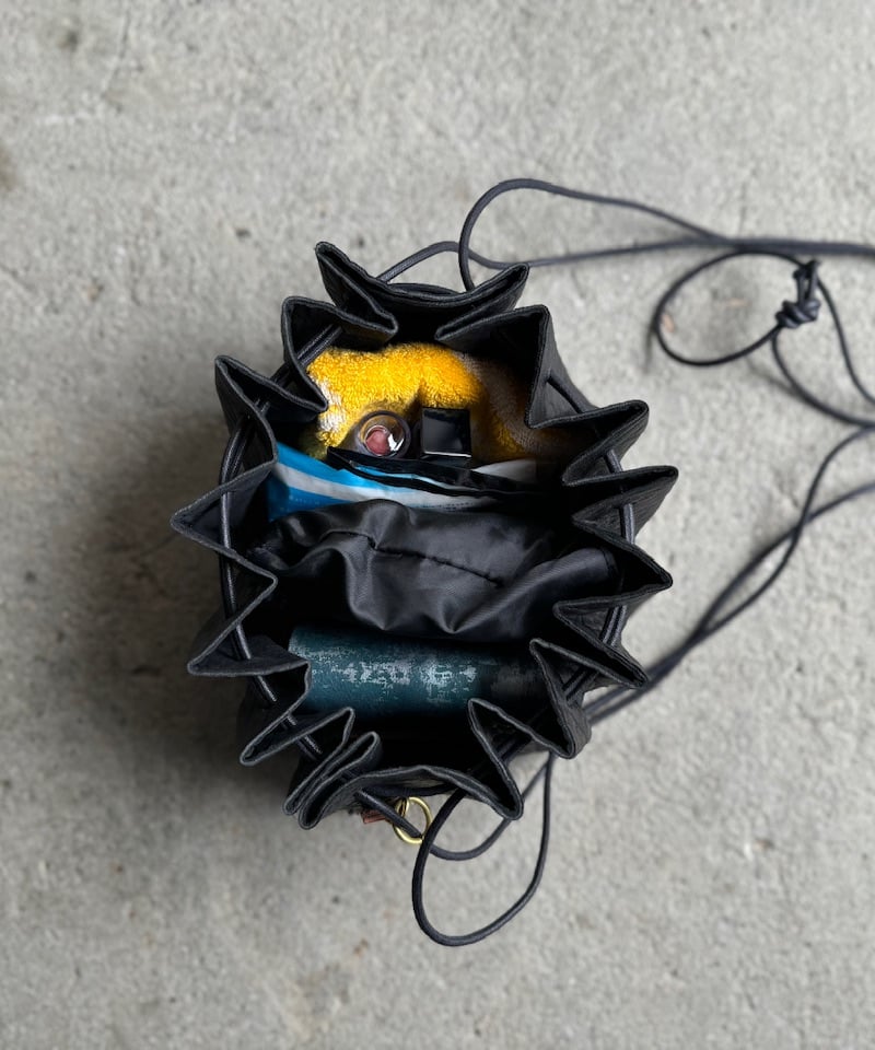 drawstring bag➖sheep black➖ | cian en paclam