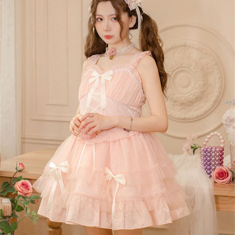 ロリータ ワンピース ジャンパースカート 甘ロリ ギャル クール