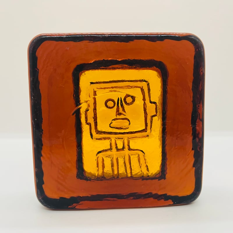 Erik Hoglund / エリックホグラン】アッシュトレイ ロボット オレンジ