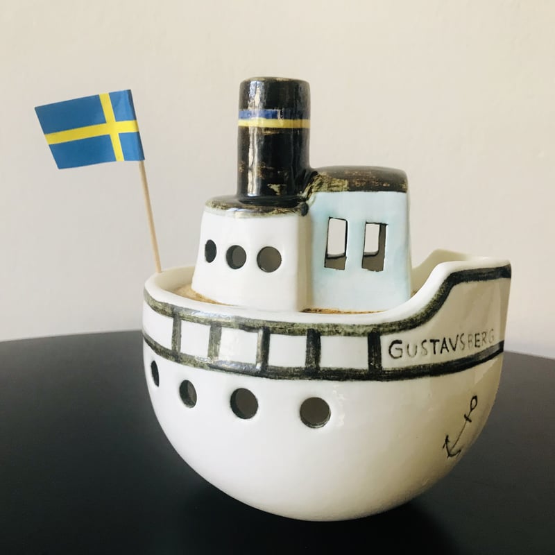 Lisa Larson / リサラーソン】 グスタフスベリボート《Gustavsberg》