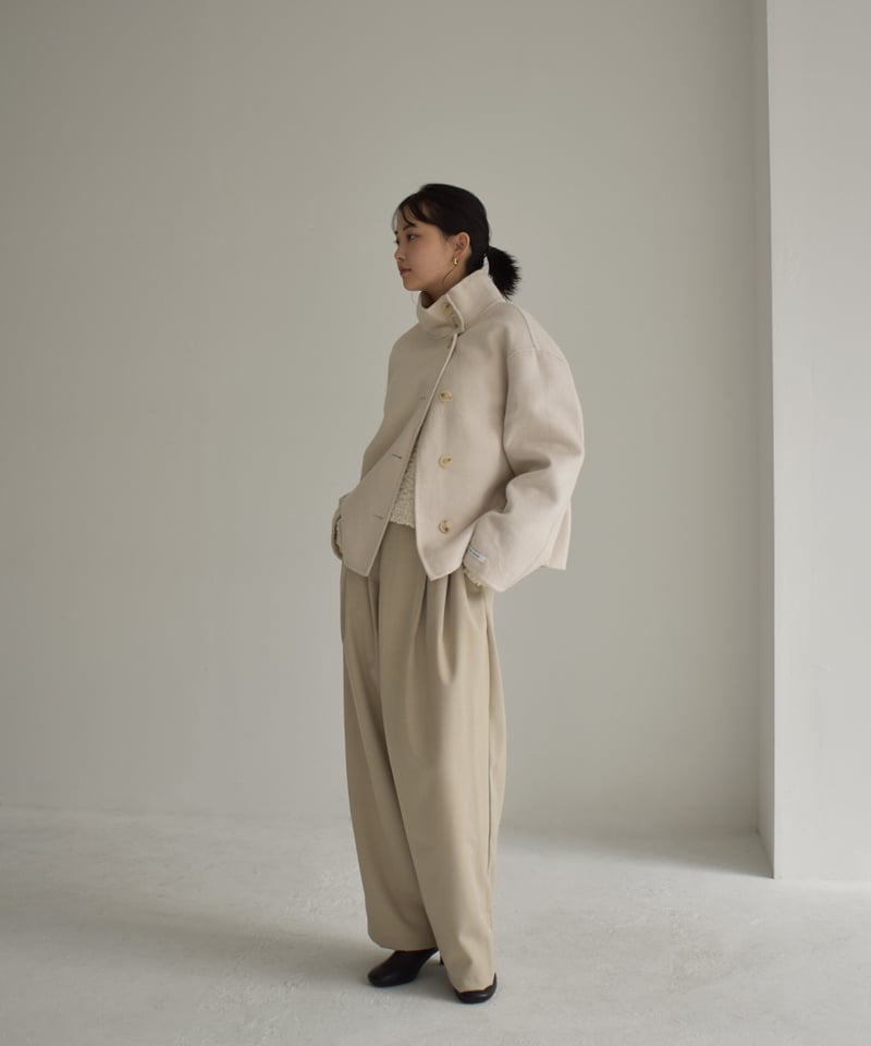 Wool Stand Collar Short Coat ⅽ1911-38 | cizatto