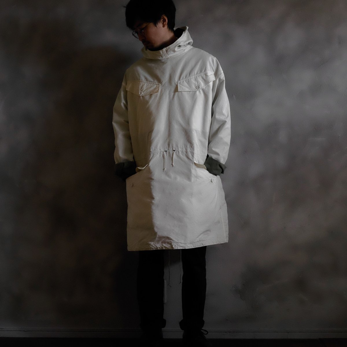 60's French Army Alpine Smock Parka Reversibled