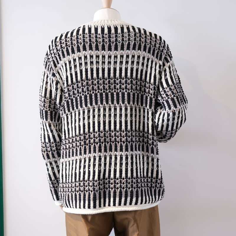 BATONER BN-23SM-020 Men MIX YARN CREW NECK | geep