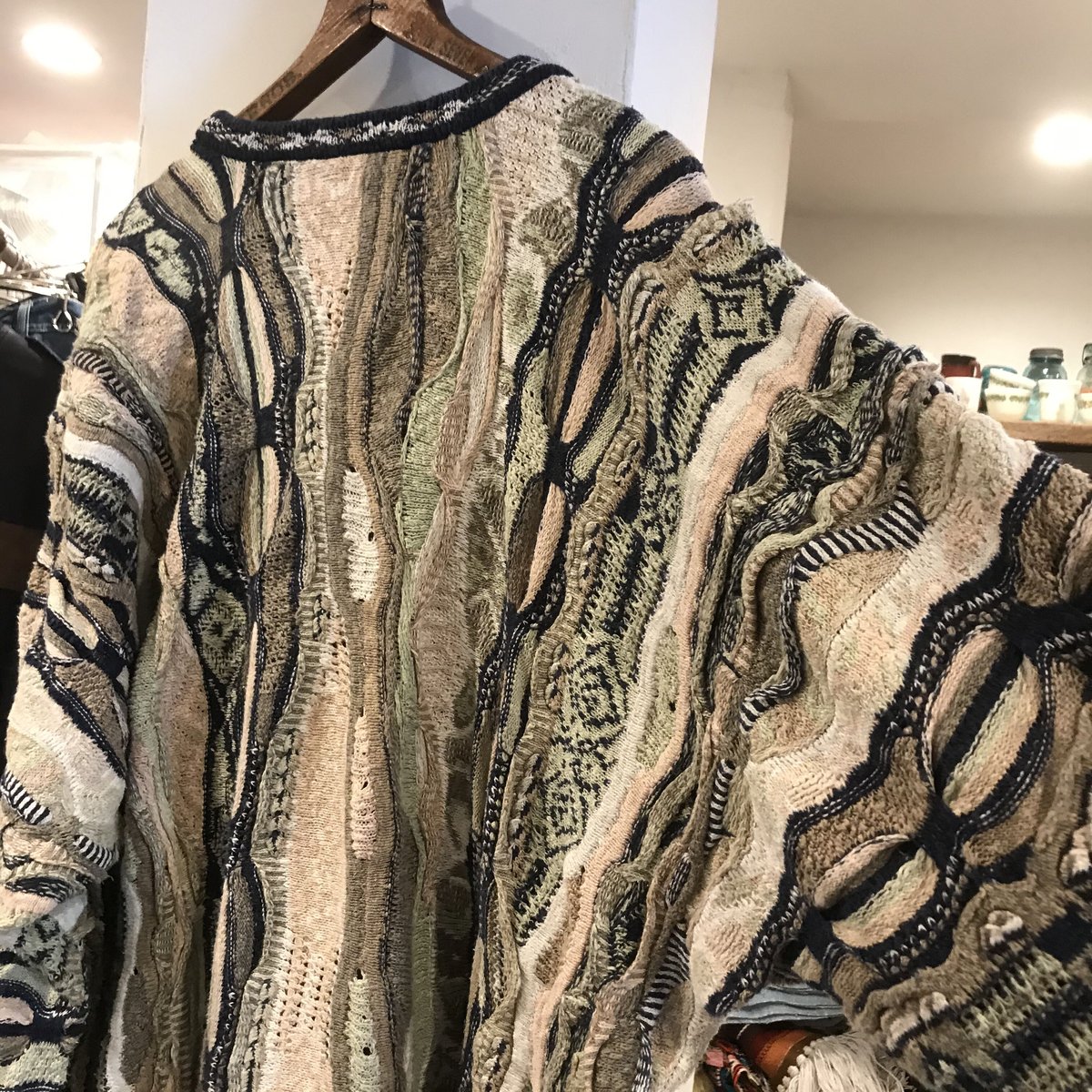 COOGI CLASSIC 3Dニット クルーネックセーター マルチカラー クージー