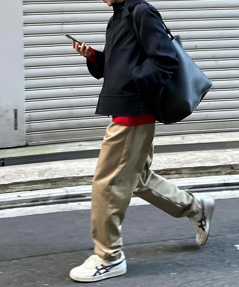 ok.soon×dickies 2tuck tapered chino pants | ok