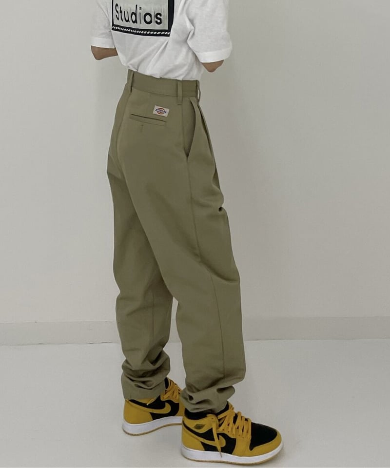 ok.soon×dickies 2tuck tapered chino pants | ok