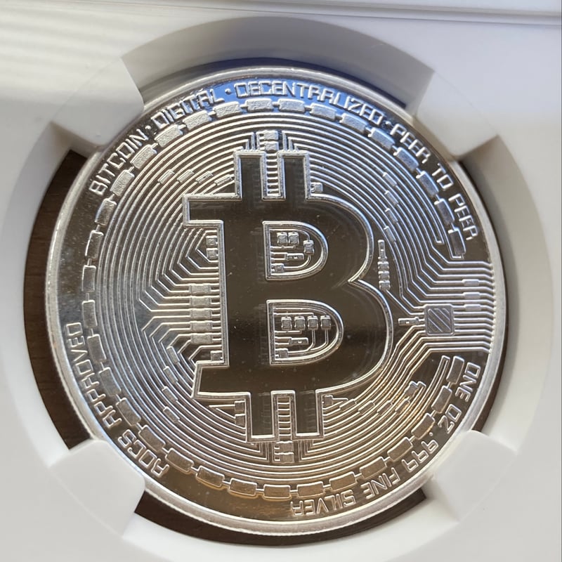 NGC鑑定PF69】 ビットコイン プルーフ版 チャド共和国 CFAフラン 1