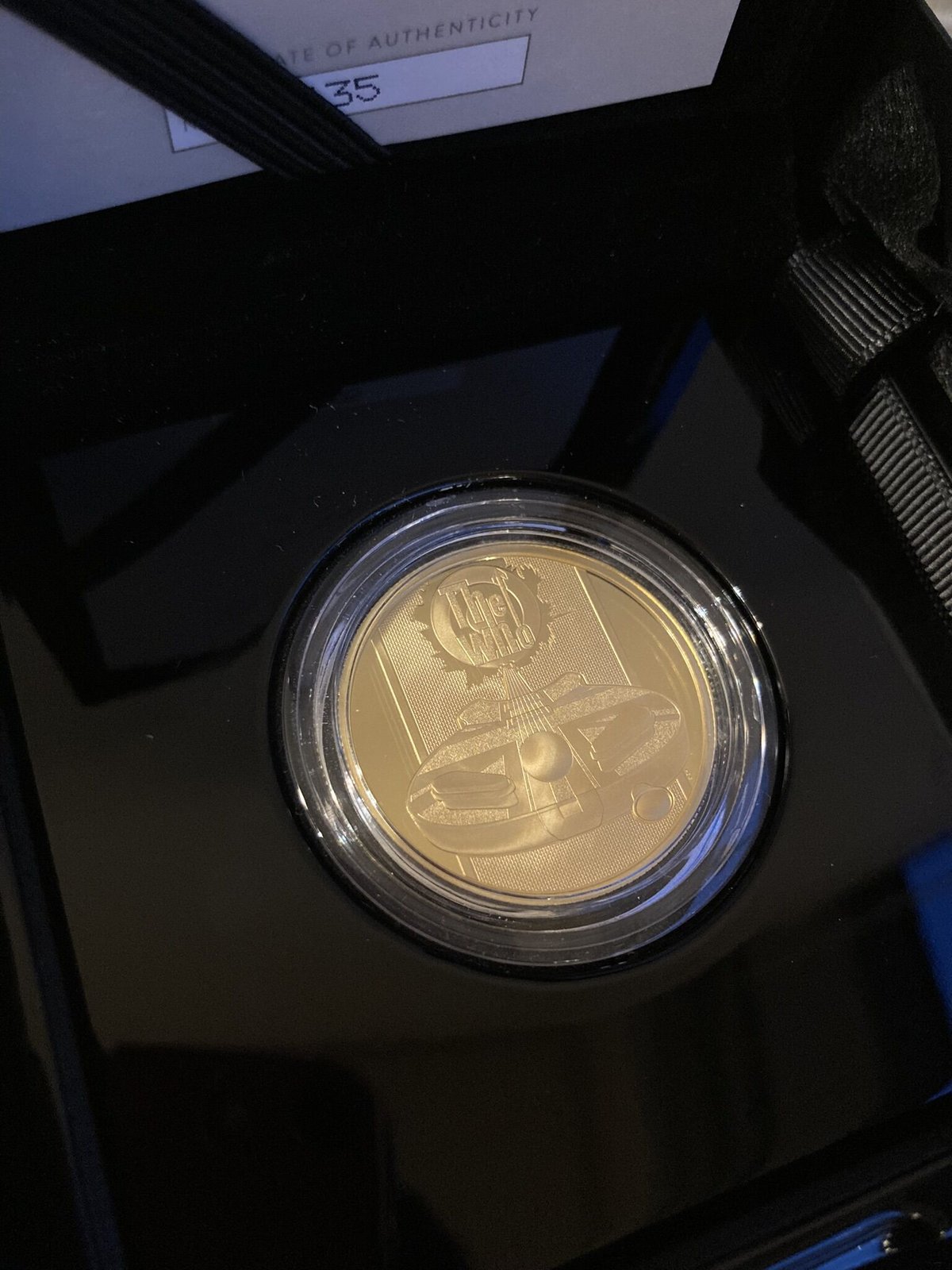 ミュージック レジェンド ザ・フー The Who 1オンス 100ポンド金貨