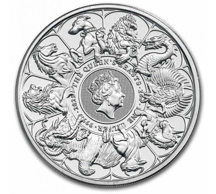 BU版 コンプリーター・最終版 2021 クイーンズビースト 2オンス銀貨