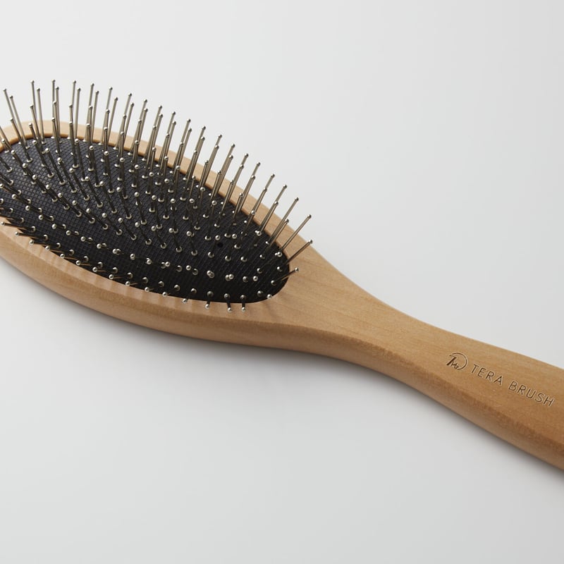 TERA BRUSH ヘアブラシ 木製ピンブラシ 楽天市場】正規品 TERA BRUSH テラブラシ 21.5cm 木製 ヘアーブラシ