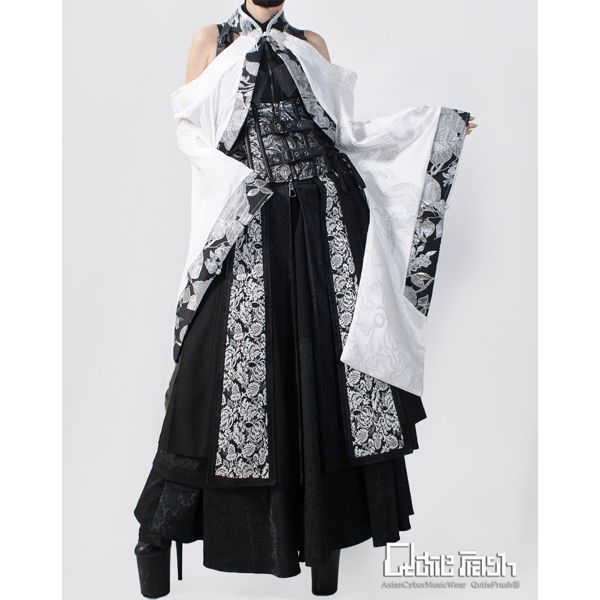 Qutie Frash】チャイナオフショル着物カーデ（9896-CD） | KIST ONL