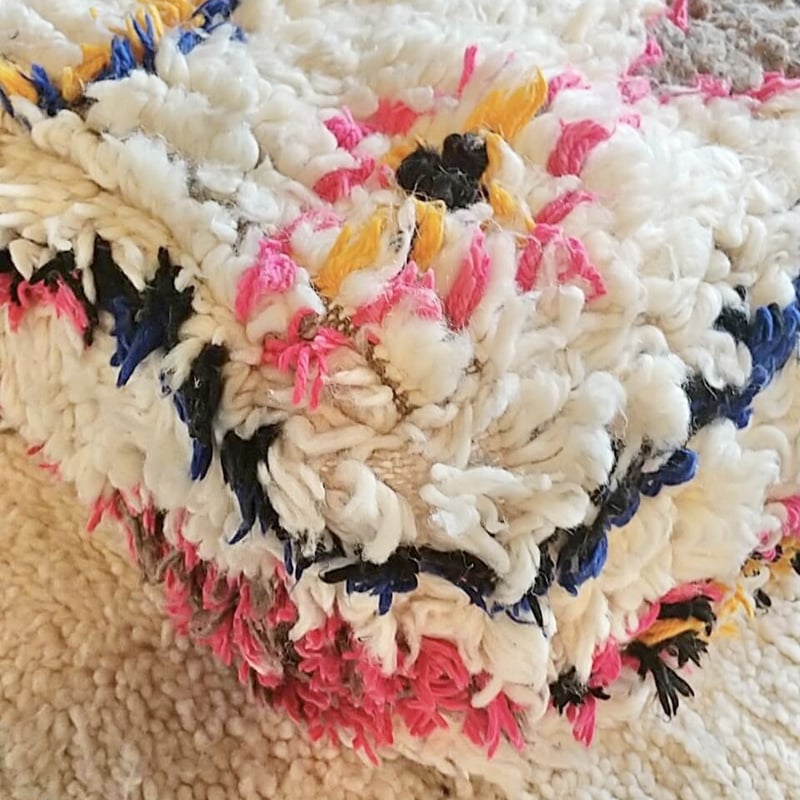 モロッコ プフ pouf アジラル オットマン クッション 2 | Boawid