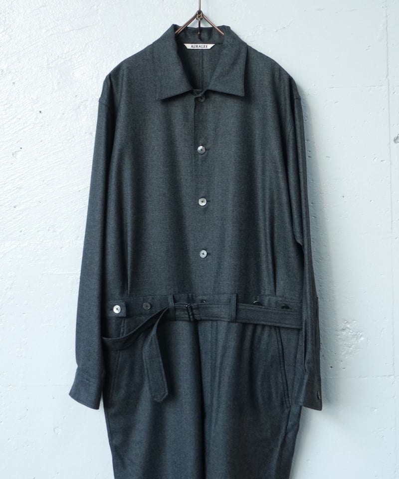 AURALEE(MENS) / SUPER LIGHT WOOL JUMPSUIT | Bur