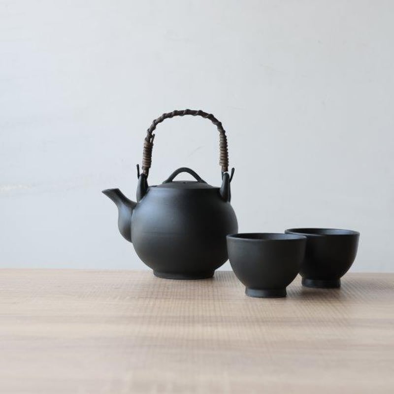 新土瓶 KURO 利左ェ門窯 | 和食器通販 有田焼 山忠｜おしゃれでモダン