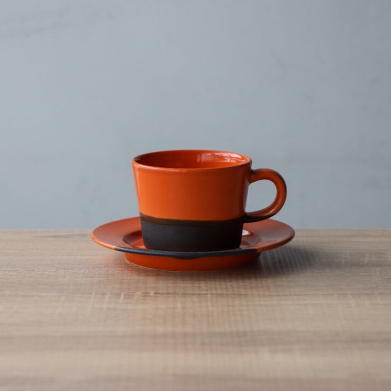 二色掛け分け コーヒーカップ&ソーサー | 和食器通販 有田焼 山忠